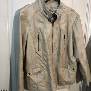 Faux Leather Jacket Roz & Ali Size 22/24 Women’s